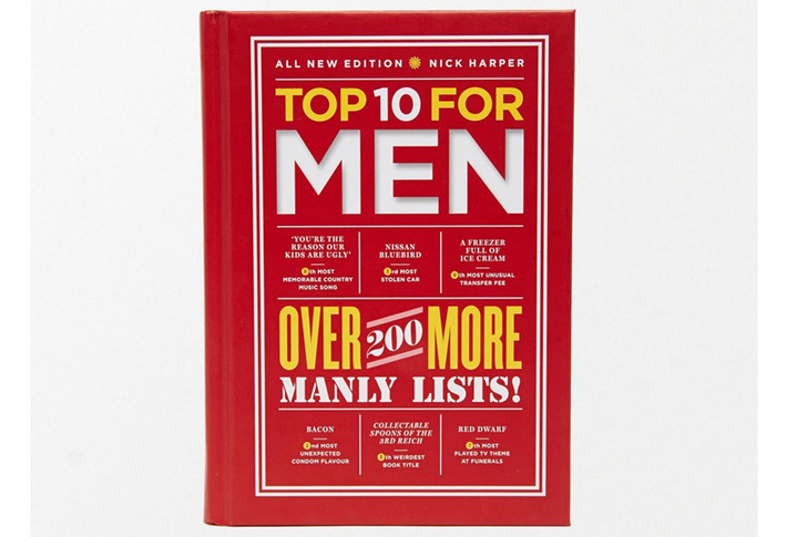 Книга Top 10 For Men Book, Asos, 1 000 руб.