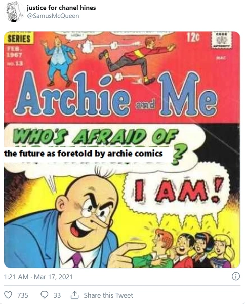 Комиксы «Арчи» еще в 1997 году предсказали, что будет в 2021-м 🤯