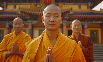 Как делают уборку буддийские монахи — странный метод, который впечатляет