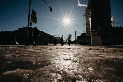 В Кургане установилась плюсовая температура