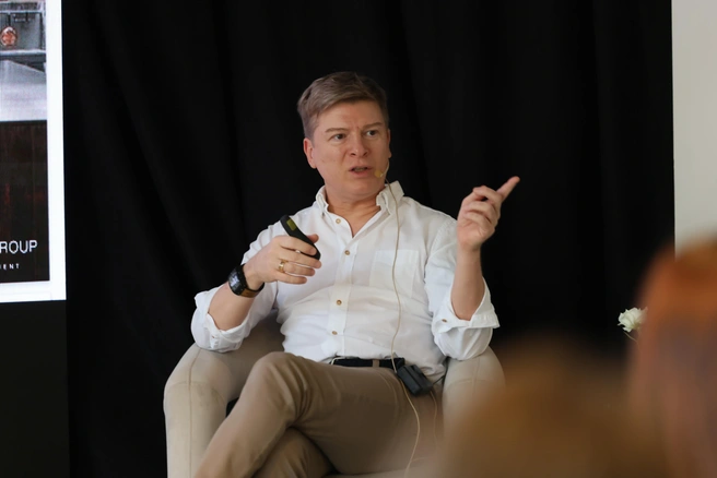 Лекция Александра Минаева — главного архитектора Федерации рестораторов и отельеров России — собрала заинтересованную аудиторию | Источник: «ПАРК АВЕНЮ»