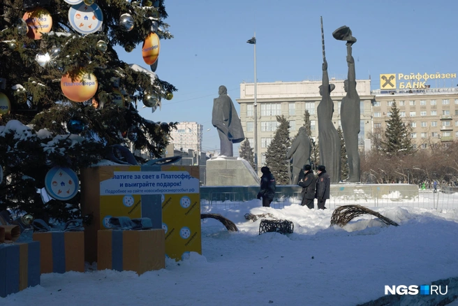 Оцепление в городе начали выставлять с самого утра | Источник: Алина Каур