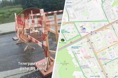 На Северной дамбе прорвало канализацию: перекрыта часть дороги