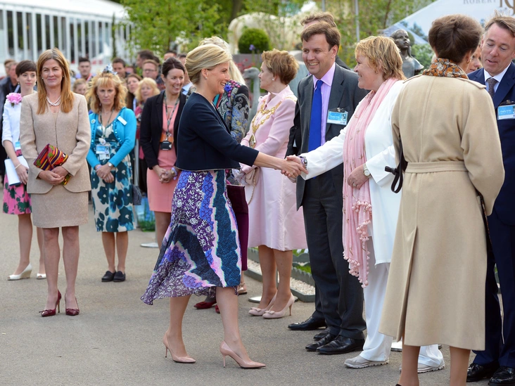 Графиня Софи на Цветочном шоу в Челси, 19 мая 2015