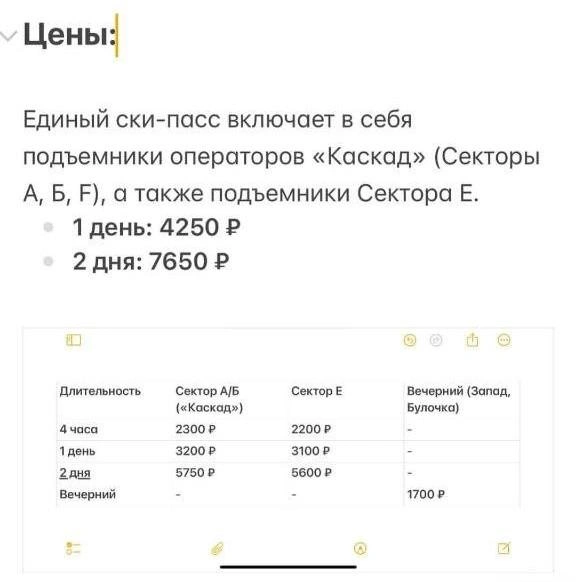 Страница из гайда по Шерегешу | Источник: instagram (экстремистская организация, деятельность запрещена на территории РФ) / @viberg_family