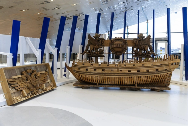 Воссоздание линкора «Полтава» | Источник: проект ПАО «Газпром» «Друзья Петербурга»