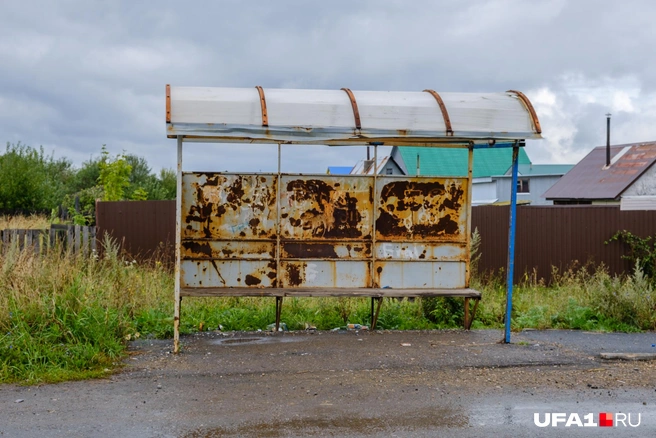 Вряд ли эта остановка действующая | Источник: Булат Салихов / UFA1.RU