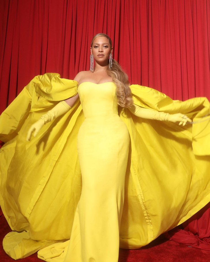 Специальный гость: Бейонсе в невероятном желтом платье с кейпом на церемонии «Оскар»