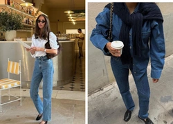 Джинсы mom fit снова в моде — как стилизовать любимый фасон в 2025 году