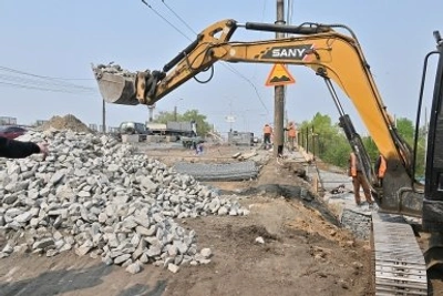 В Комсомольске-на-Амуре завершили ремонт первого объекта дорожной сети