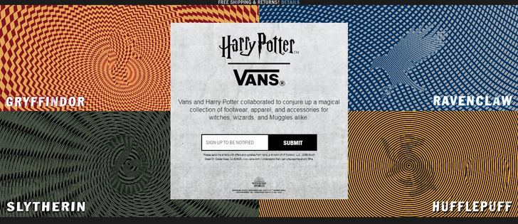 Известный спортивный бренд выпустит кроссовки для фанатов «Гарри Поттера»