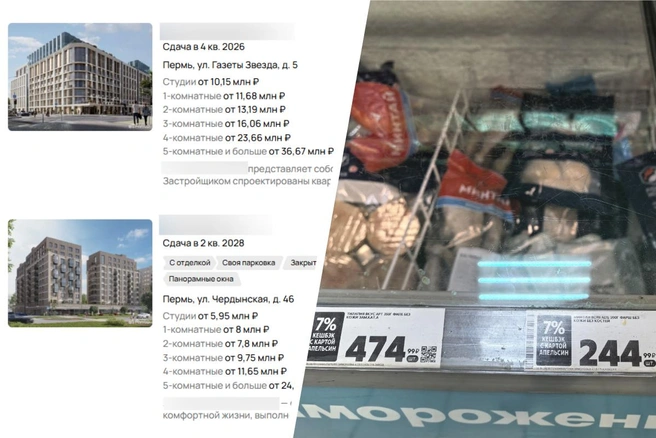 Цены на недвижимость и продукты сильно возросли с 1999 года | Источник: Avito.ru, Василина Любимова / 59.RU