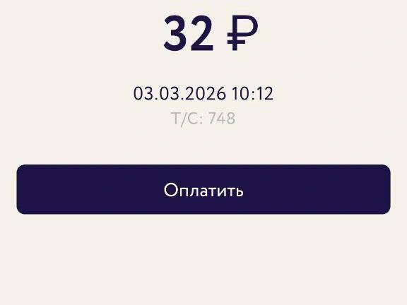 При оплате через QR-код было списано 32 рубля, что на 10 рублей меньше стандартного тарифа | Источник: читатель E1.RU