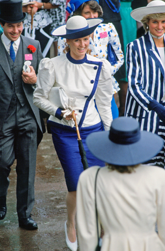 Герцогиня Йоркская на Royal Ascot в 1987 году