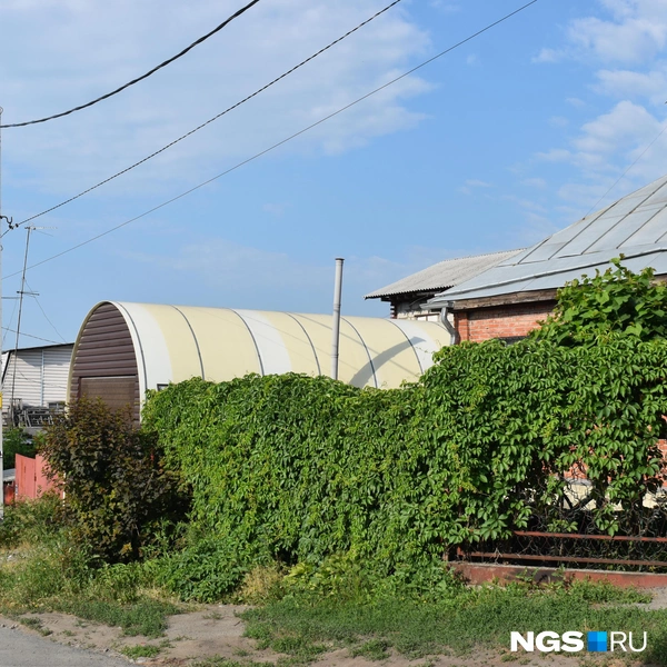 Немного запущенно, но плющ компенсирует недостаток газона | Источник: Рихарда Лем / NGS.RU