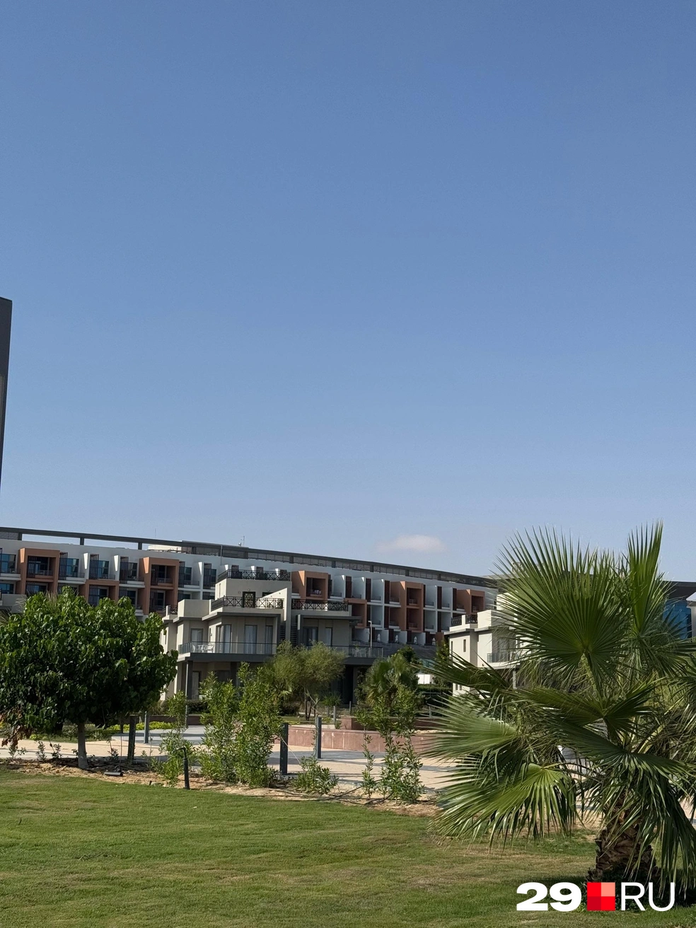 Здание отеля | Источник: Валерия Богатырева / 29.RU