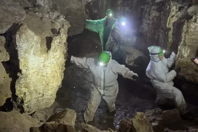 Туристы едва не погибли в Юрьевской пещере из-за ливня