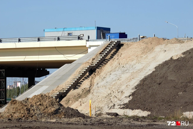 Сделана пока такая лестница | Источник: Павел Красоткин / 72.RU