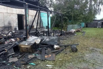 Следователи назвали причину пожара в свердловском селе