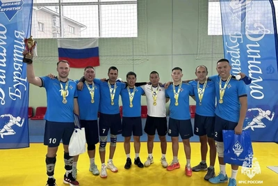 Сборная МЧС Бурятии — чемпион «Динамо» по волейболу