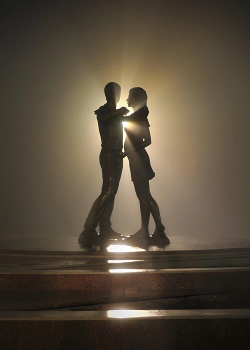 Памятник молодым родителям в горсаду | Источник: Предоставлено Николаем Пушилиным