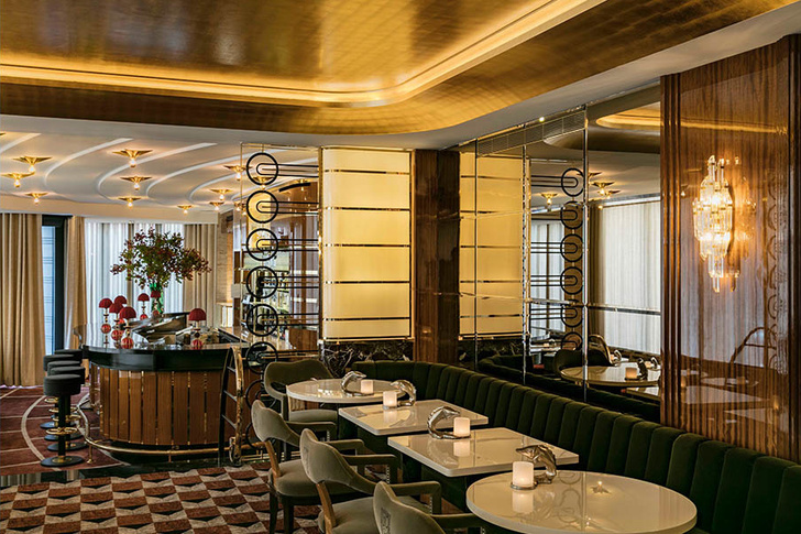 Золотой век: обновленный ресторан La Maison Du Caviar в Париже (фото 3)