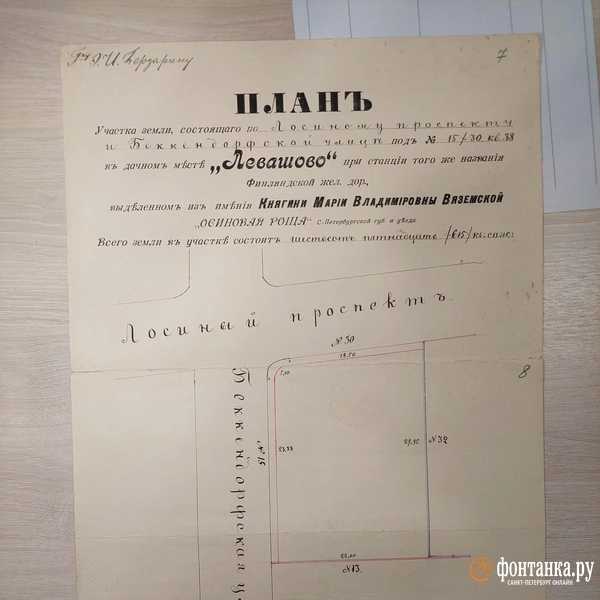 Фонд 1546. Опись 5. Дело 1281. Листы 3 и 7. | Источник: ЦГИА СПб