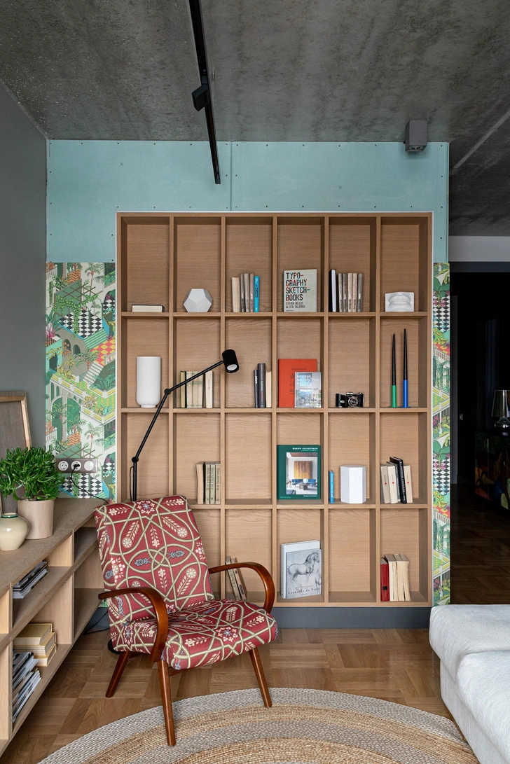 Обои, Cole&Son. Ковер, Art de vivre. | Источник: Александр Бурнатов. Стиль: Елена Куцаренко