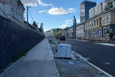В Уфе подрядчику выдали предписание из-за высадки деревьев на бетон