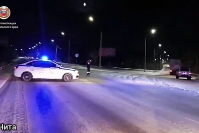 В Чите временно перекрыли участок объездной дороги