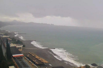 Сочи 9 апреля: дожди, град и снег в предгорьях