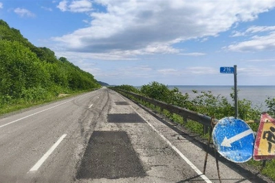 На Сахалине за неделю отремонтировали сотни дорожных ям