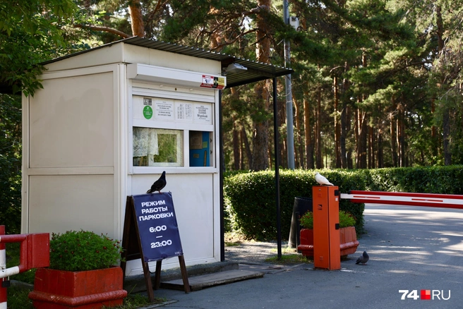 С местом для стоянки в округе беда. Нетрудно догадаться, что эту платную дорогу используют не только гуляющие в парке | Источник: Михаил Шилкин