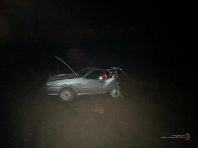 «Четырнадцатую» в буквальном смысле сплющило | Источник: ГУ МВД России по Волгоградской области