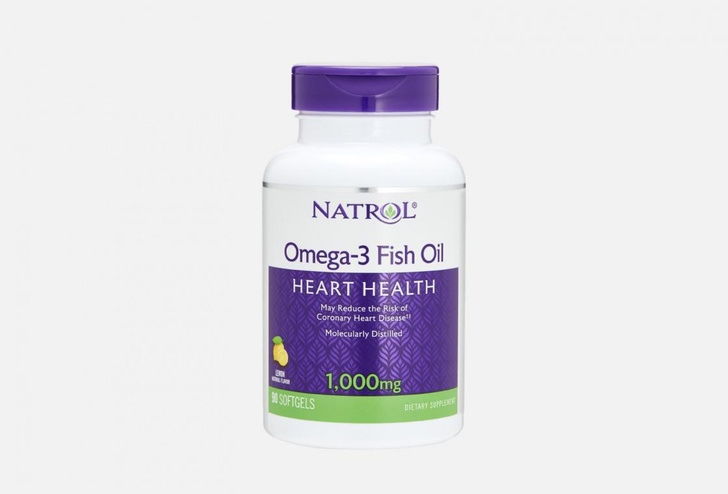 Рыбий жир NATROL Omega-3 Fish Oil 1000mg 90 шт 