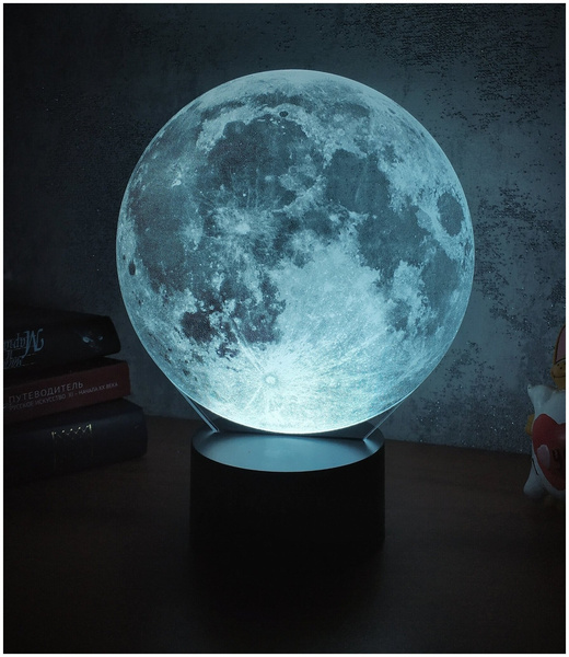3D-лампа «Луна»