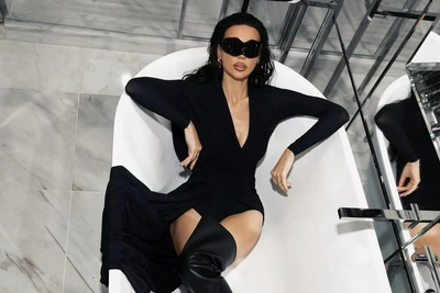 Samoylova Barred from Balenciaga in Paris