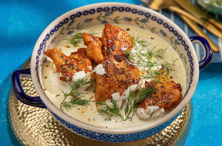 Жареный цыпленок в сливочно-пряном соусе: рецепт идеального ужина