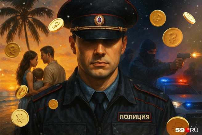 Пермяк служит в полиции больше 20 лет | Источник: Полина Авдошина / Городские медиа