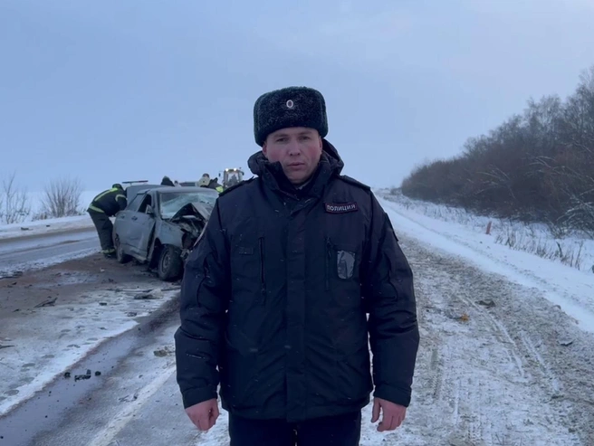 Авария со смертельным исходом на трассе в Нижегородской области | Источник: Госавтоинспекция Нижегородской области