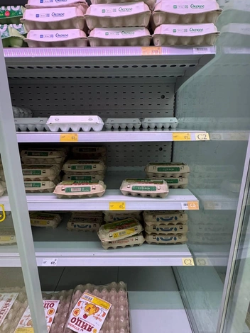 Яйца в магазине | Источник: Дарья Гранкина / 26.RU