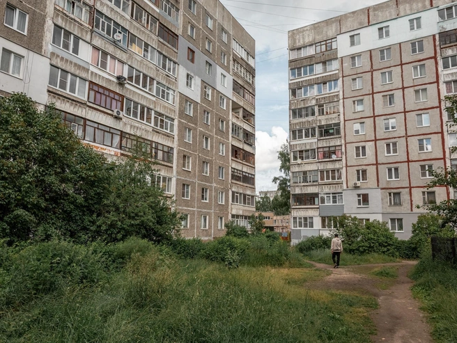 Зелень словно поглощает эти дома | Источник: Александр Куренной / 76.RU