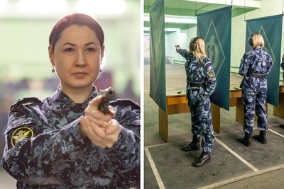 Сотрудницы ГУФСИН соревновались в стрельбе из пистолета Макарова в Перми