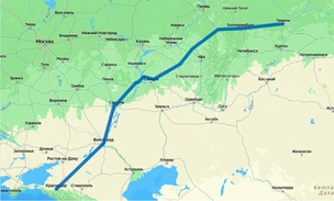 Платная трасса длиной 2760 км соединит Краснодар с Тюменью: карта-схема от Автодора и подробности проекта