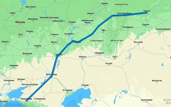 Платная трасса длиной 2760 км соединит Краснодар с Тюменью: карта-схема от Автодора и подробности проекта