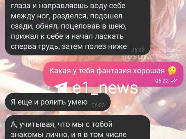 Источник: читатель E1.RU | Источник: Такое сообщение Дмитрий отправил 13-летней девочке