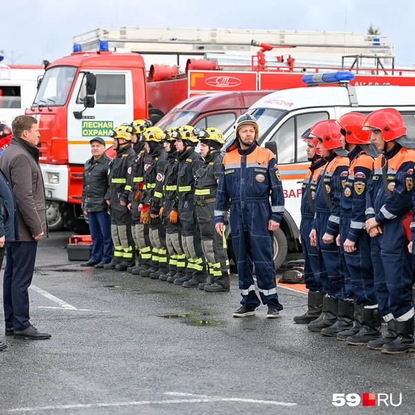 Проверял готовность подразделений и.&nbsp;о. главы Минтербеза Прикамья Альберт Марданов | Источник: Василина Любимова / 59.RU