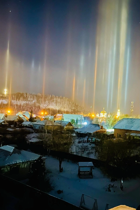 А вы бы испугались или обрадовались, увидев такое в небе? | Источник: Любовь Киреева Казина / Vk.com