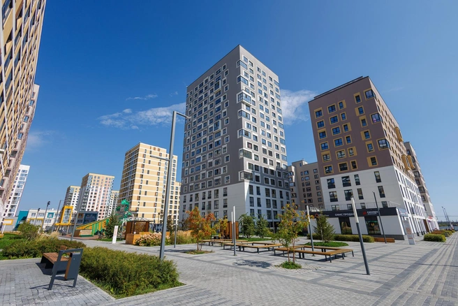 В первом квартале в «Новокольцовском» уже кипит жизнь | Источник: «Синара-Девелопмент»