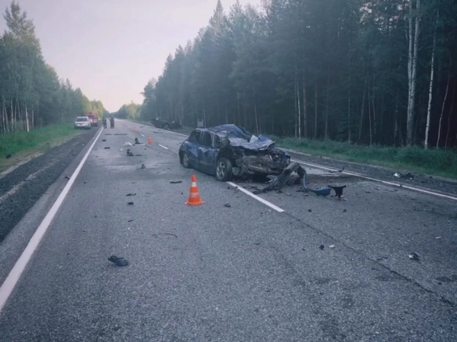 В результате аварии оба водителя, а также 55-летний пассажир Hyundai погибли на месте до приезда скорой помощи | Источник: Госавтоинспекция Югры / Мax.ru